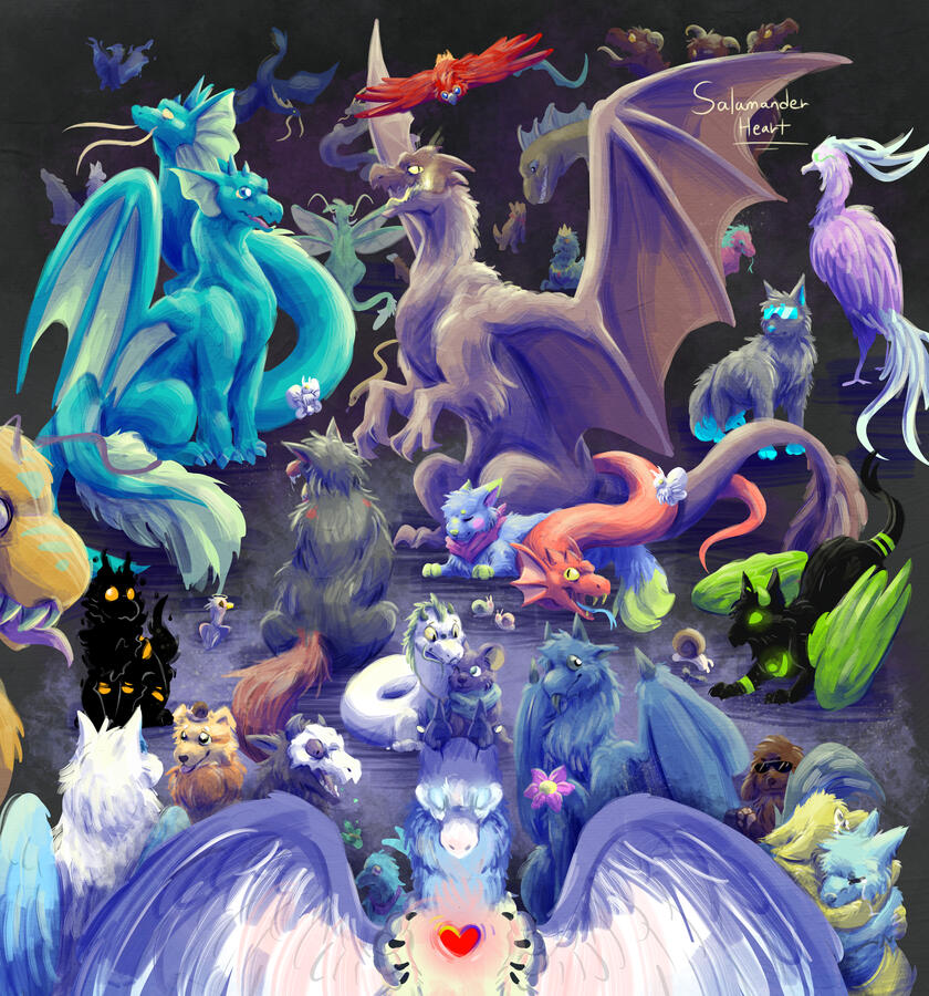 heart of a salamander